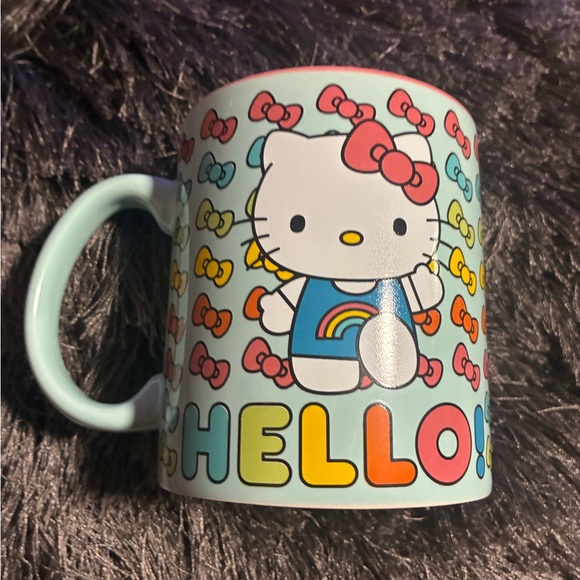 New❗️ Hello Kitty Rainbow Mug - Picture 1 of 3
